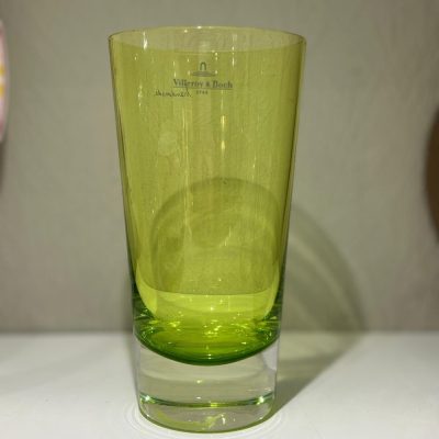 Set 4 bicchieri acqua verde in vetro Villery e boch