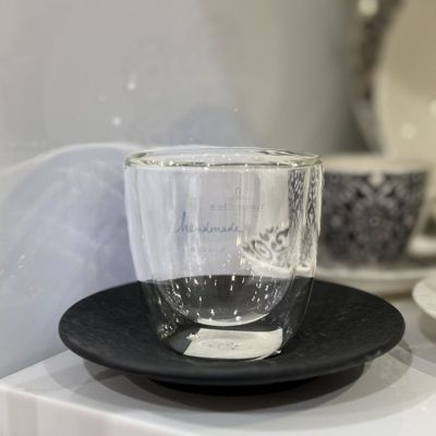 Set 6 tazzine con piattino set nero Villery e Boch FARE P.VARIABILE