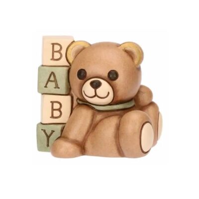 Teddy baby shower in ceramica