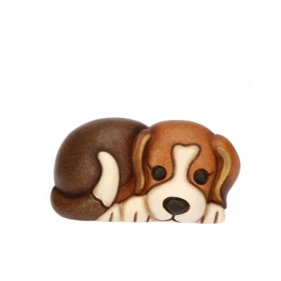 Mini beagle Bigo in ceramica