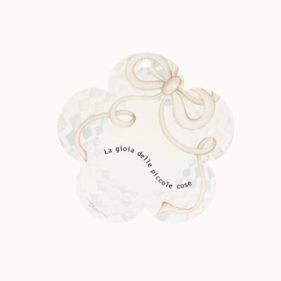 Sottopentola in porcellana a forma di fiore