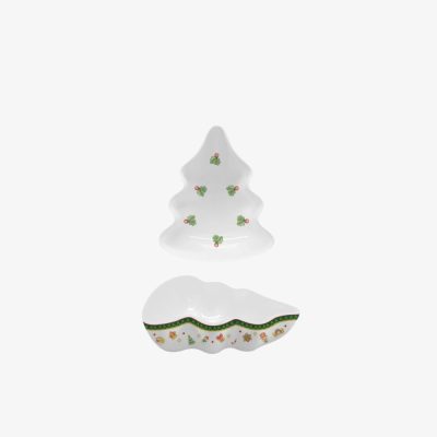 Ciotola a forma di albero di Natale media Magico Natale